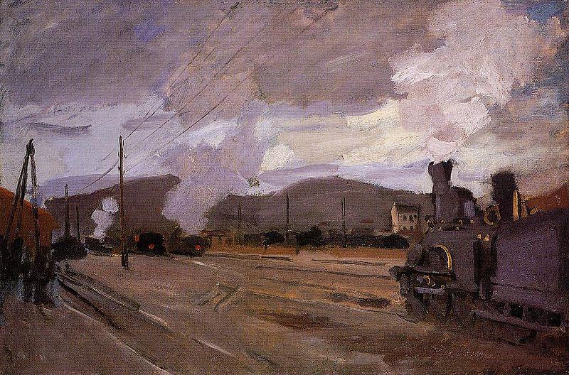 Claude Monet The Gare d'Argenteuil